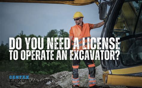 do i need a license to operate a mini excavator|do i need an equipment license.